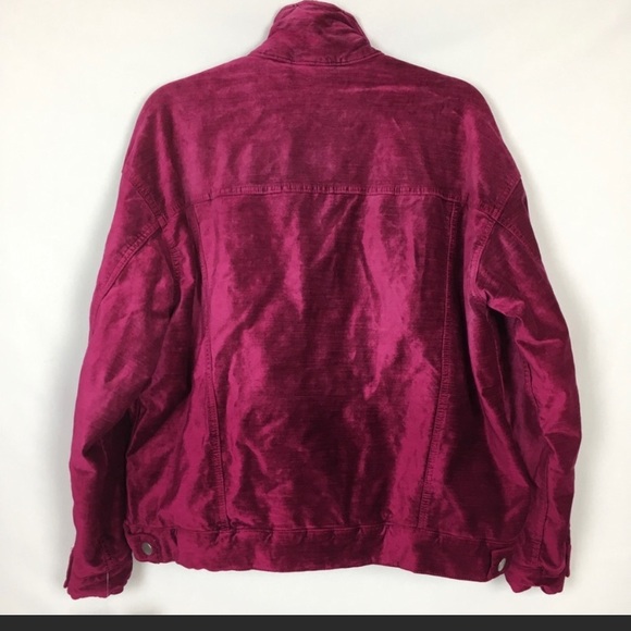 Free People Velvet Trucker Jacket - Picture 6 of 8